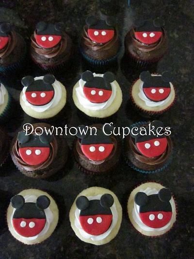 Mickey Mouse Cupcakes - Cake by CathyC