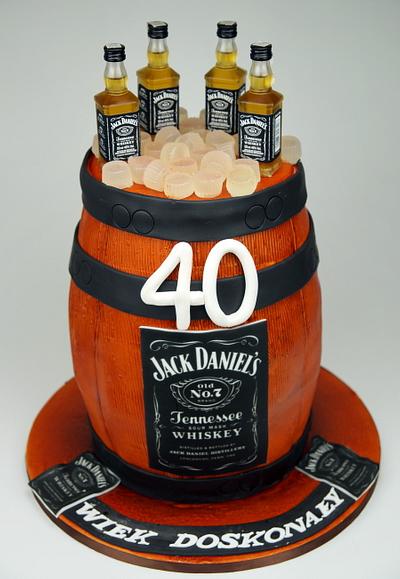 Jack Daniel's Barrel Cake - Cake by Beatrice Maria