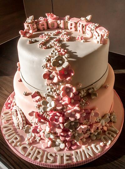 Baby Girl Christening Cakes - Cake by Erica Hughes