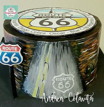 Route 66 cake - Cake by Andrea Colavita