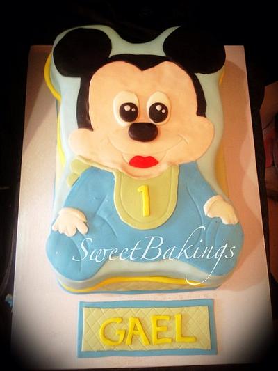 Baby Mickey <3  - Cake by Priscilla 