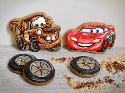 Mater and McQueen  - Cake by FondanEli