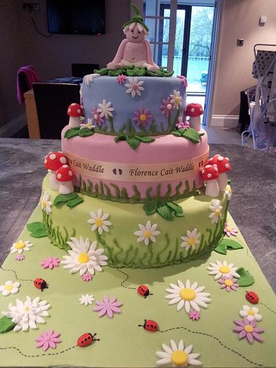 Naming day Cake for Baby Florence! - Cake by Sarah