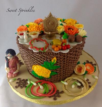 Indian Baby Shower ( Seemantham) - Cake by Deepa Pathmanathan
