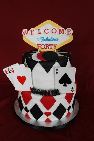 Vegas Casino Cake