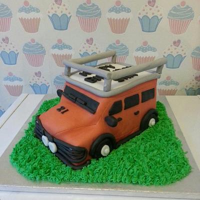 Jeep 4x4 Cake - Cake by Bert's Bakes