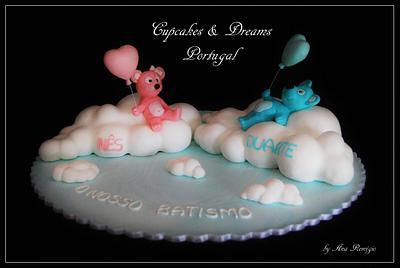 INÊS & DUARTE CHRISTENING - Cake by Ana Remígio - CUPCAKES & DREAMS Portugal