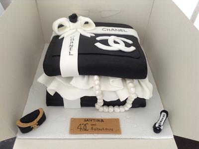 Chanel inspired cake  - Cake by Marie 