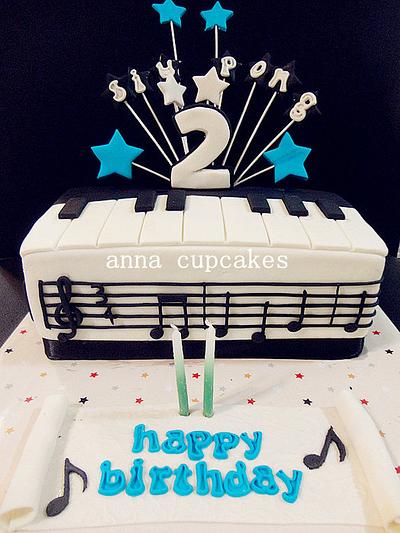 piano cake - Cake by annacupcakes