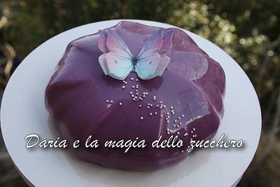 purple modern cake - Cake by Daria Albanese