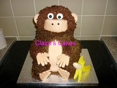 Gorilla Cake for Lucy x - Cake by cLAIRE