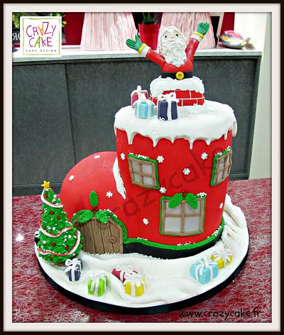 Happy Christmas - Cake by Crazy Cake
