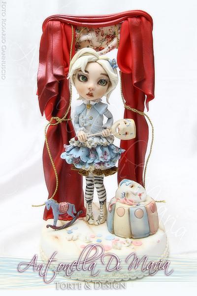 Nostalgic Carnival Doll - Cake by Antonella Di Maria