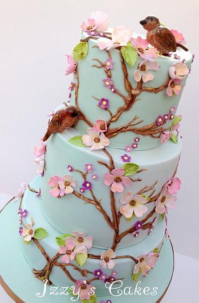 Vintage floral birthday cake - Cake by The Rosehip Bakery