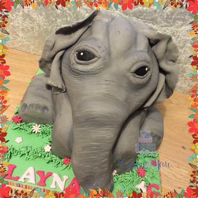 Mr elephant  - Cake by Clare Caked4you