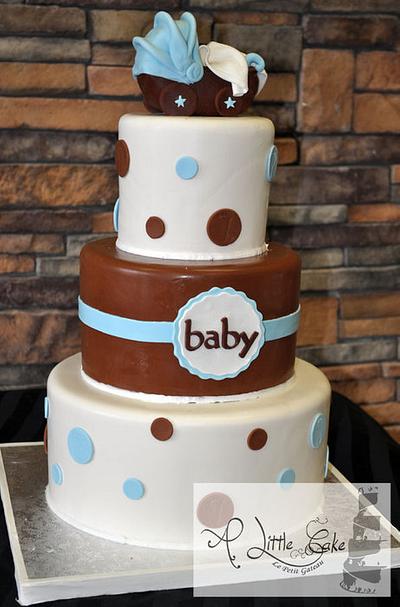 Tiered Baby Shower Cake - Cake by Leo Sciancalepore