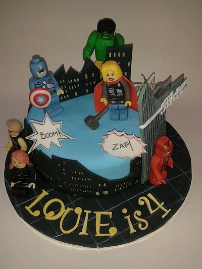 Lego Heroes - Cake by cakesofdesire