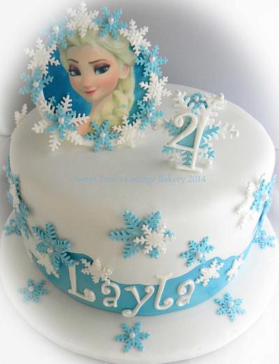 Frozen Inspired - Cake by Sweet Tree's Cottage Bakery