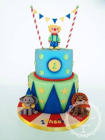 Circus Theme Cake - Cake by Laura Davis
