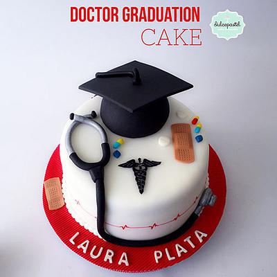 Torta Graduación Médico - Cake by Dulcepastel.com