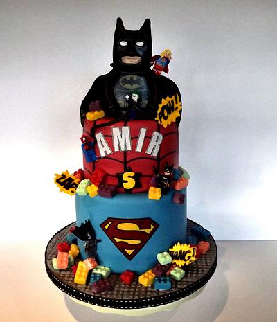 super hero cake - Cake by Storyteller Cakes
