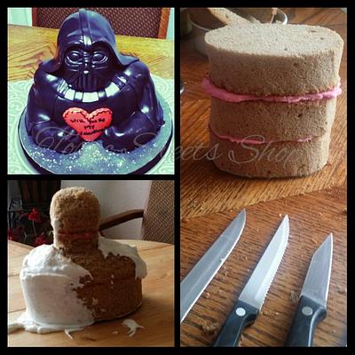 Darth Vader Cake - Cake by Joyce Marcellus