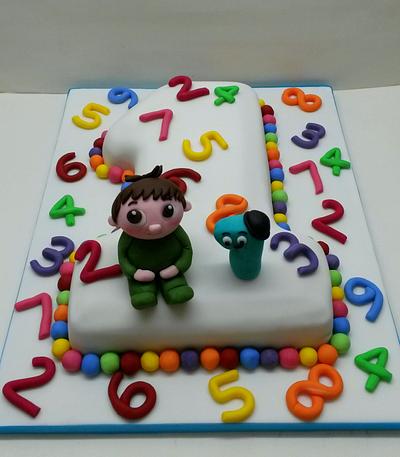 Steve The Numbers - Cake by Sarah Poole