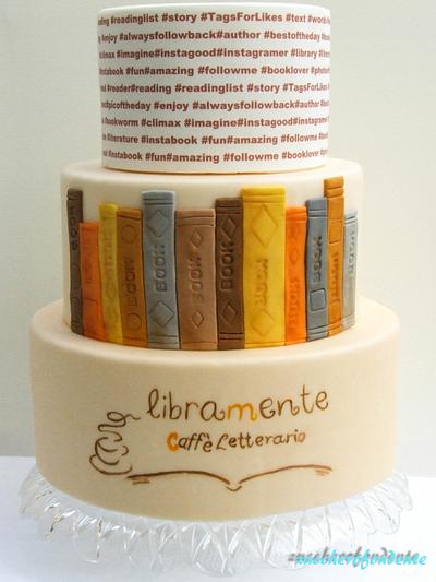 Library Cake - Cake by zuccherofondente