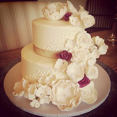 Santa Barbara Wedding! - Cake by Tory 