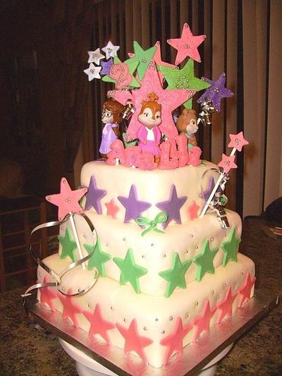 The Chipettes fro Alvin Nd the Chipmunks - Cake by Cake Daze by Daisy