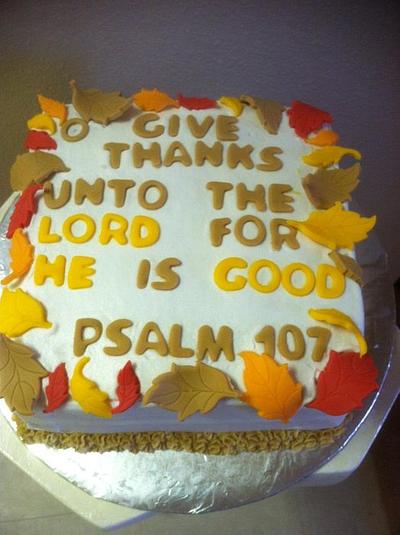 Psalm cake - Cake by Vero