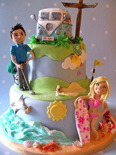 Barbie & Ken wedding cake - Cake by Lynette Horner