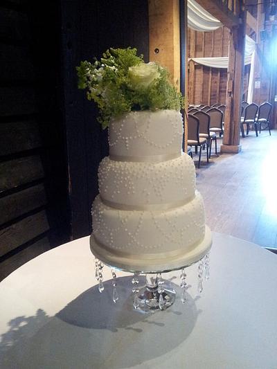 3 Tier Chocolate wedding cake - Cake by Sarah Poole