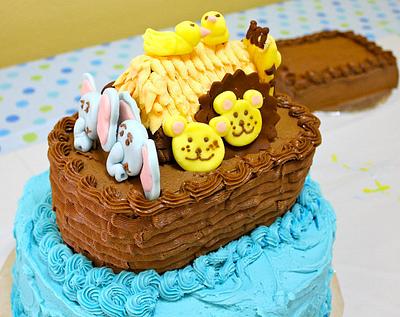 Noah's Ark Baby Shower - Cake by caymancake