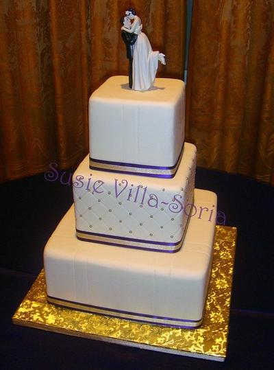 Regal Wedding - Cake by Susie Villa-Soria