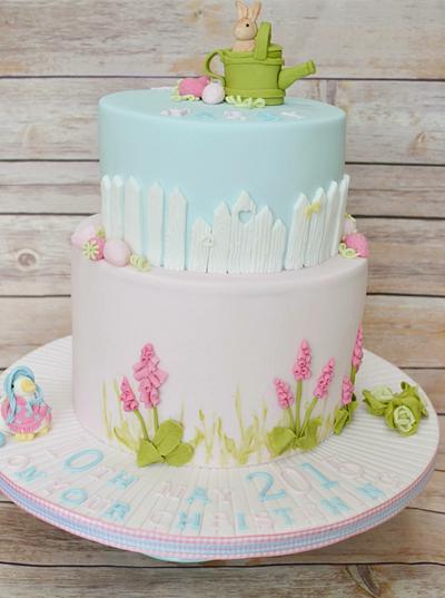 Beatrix Potter Christening cake - Cake by Roo's Little Cake Parlour