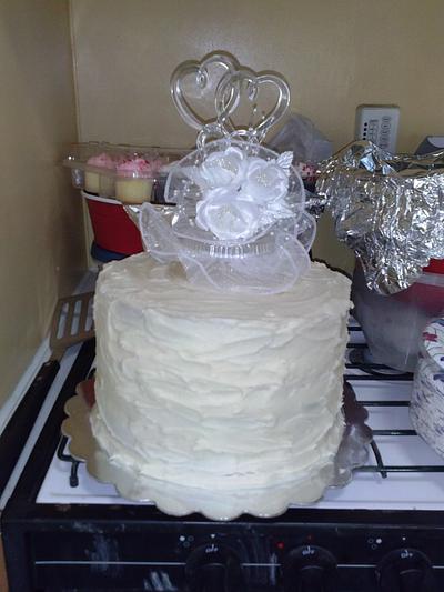 first wedding cake - Cake by Deana