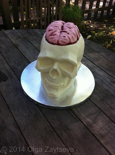 Skull cake. - Cake by Olga Zaytseva 
