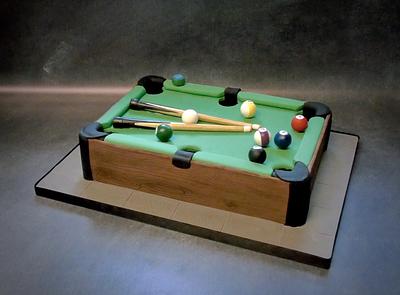 Pool table cake - Cake by Vanessa 