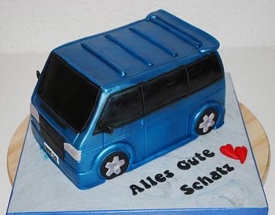 VW bus birthday cake  - Cake by Simone Barton