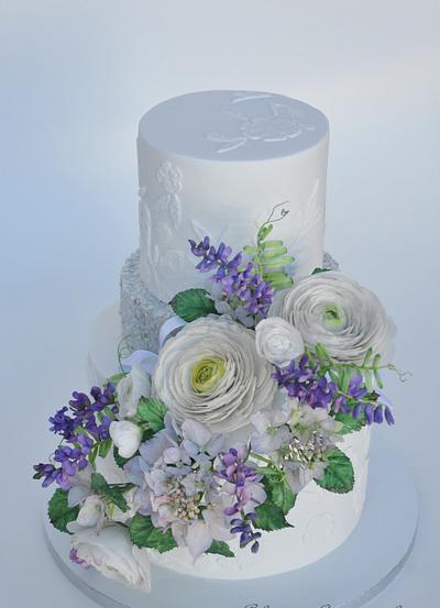 Flower cake - Cake by Evgenia Vinokurova