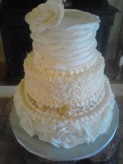 Elegant Farm Wedding - Cake by K Blake Jordan
