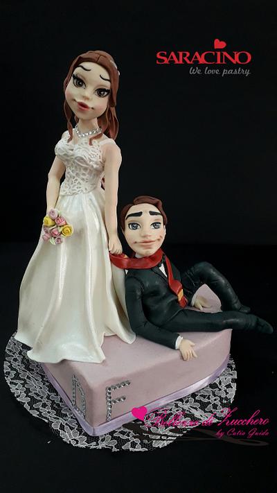 Wedding topper! - Cake by Catia guida