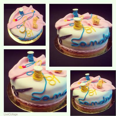 Seamstress cake - Cake by Dolce Follia-cake design (Suzy)