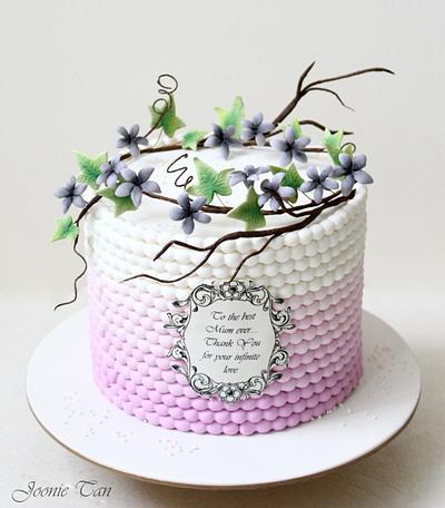 Couture Violet Pearls - Cake by Joonie Tan