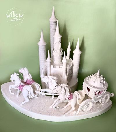 Castle and carriage, fondant cake decorations - Cake by Willow cake decorations