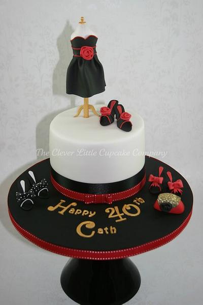 40th Birthday Cake - Cake by Amanda’s Little Cake Boutique