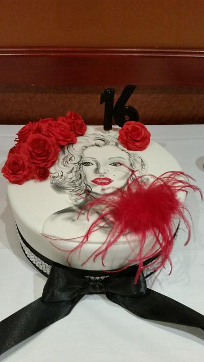 Marilyn Monroe  - Cake by Kimberly Washington