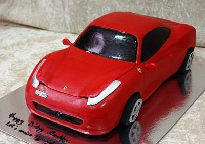 Fearrari car cake - Cake by The House of Cakes Dubai