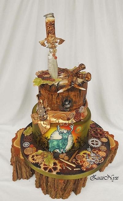 ..for hunters in steampunk style.. - Cake by ZuziNyx